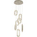 Canada 6 Light 24 inch Chrome Chandelier Ceiling Light